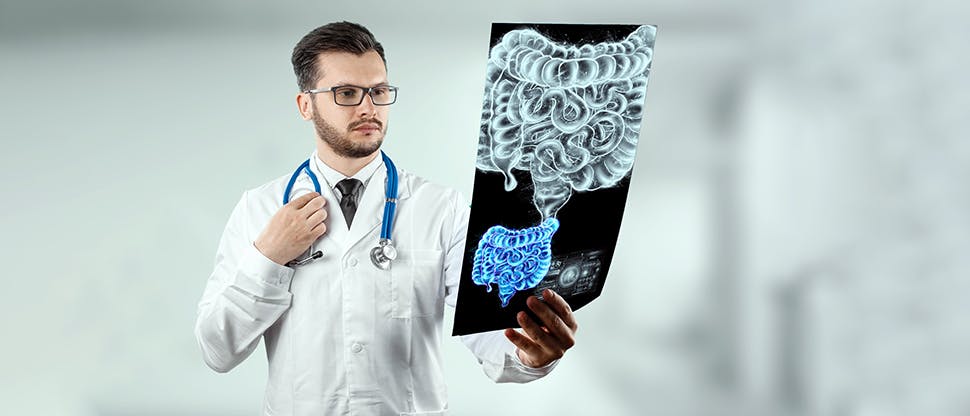 Doctor-and-holographic-bowel-scan