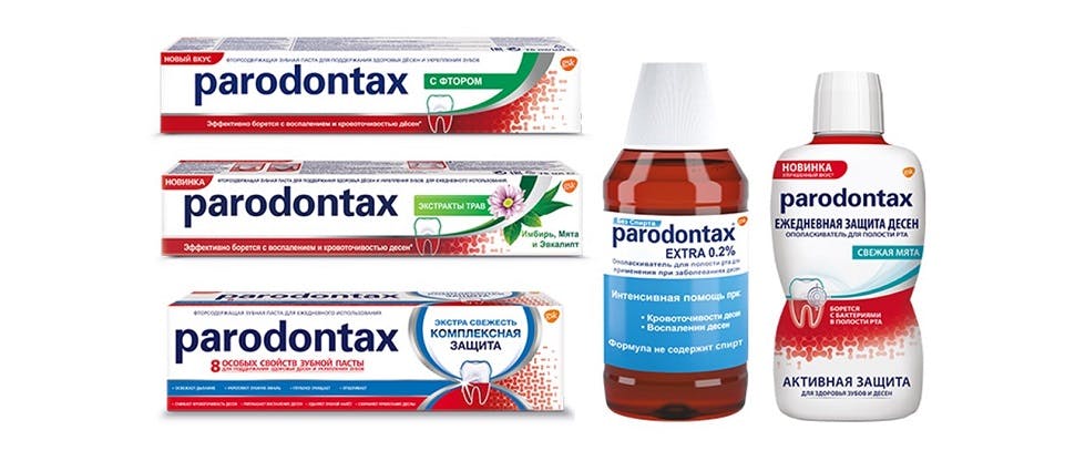 Обзор бренда parodontax: применение при гингивите и кровоточивости десен