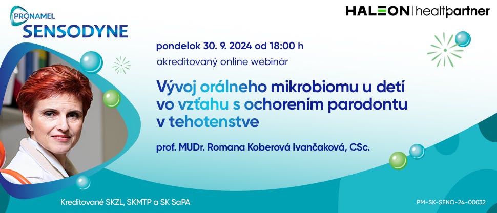 Vývoj orálneho mikrobiómu u detí vo vzťahu s chorobami parodontu v tehotenstve