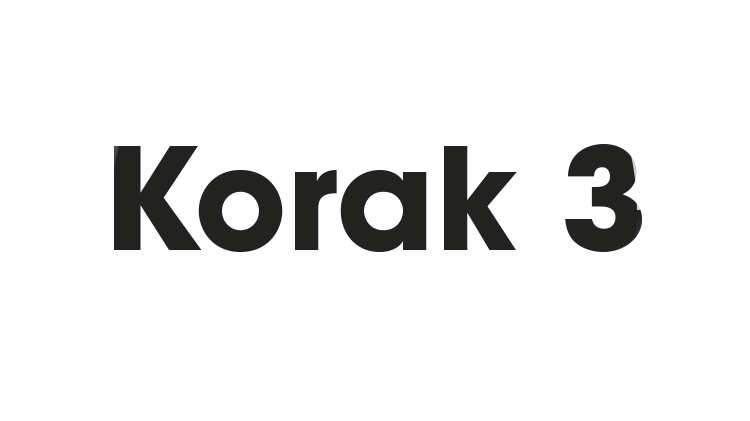 Korak 3