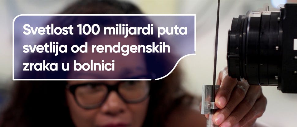 Svetlost 100 milijardi puta svetlija od rendgenskih zraka u bolnici