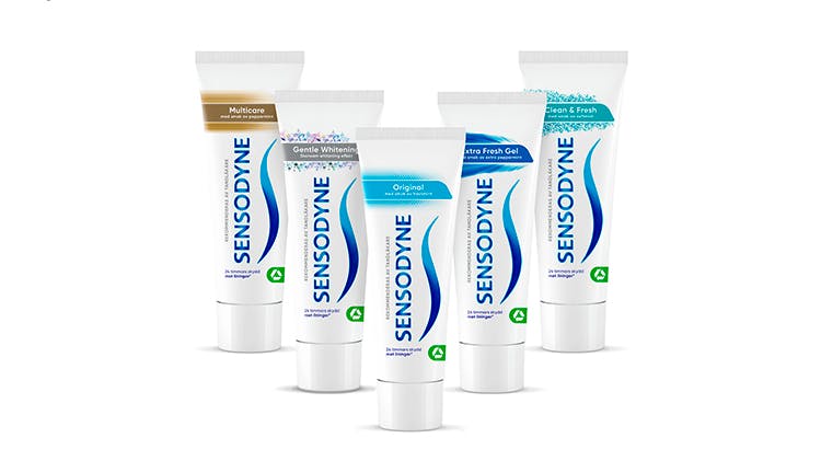 Sensodyne Essential Care produktsortiment