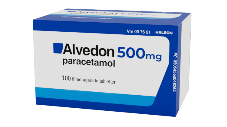 Alvedon 500 mg produktbild