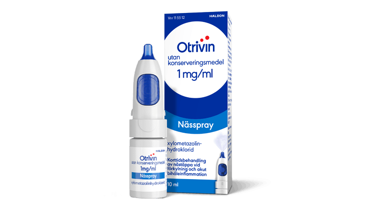 Otrivin utan konserveringsmedel 1mg/ml produktbild