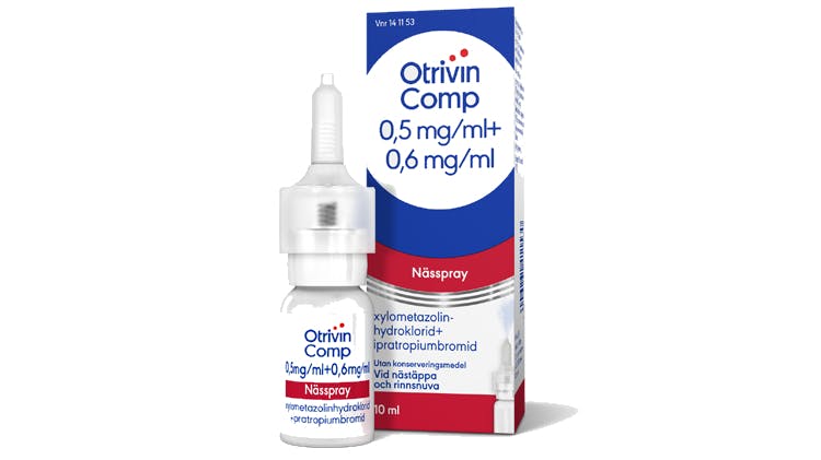 Otrivin Comp 0,5 mg/ml + 0,6 mg/ml produktbild