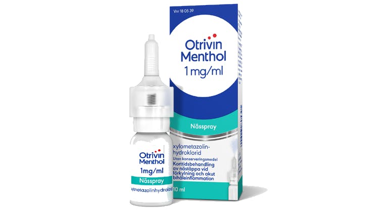 Otrivin Menthol 1 mg/ml produktbild