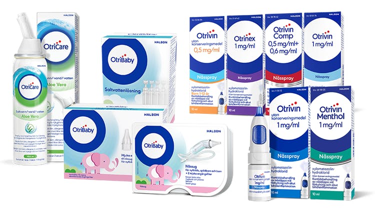 Otrivin Nicotinell produktsortiment