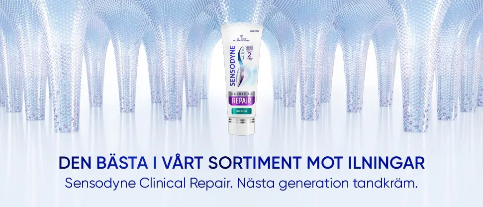 En bild på nya Sensodyne Clinical Repair