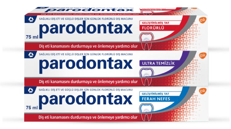 Parodontax ürün gamı