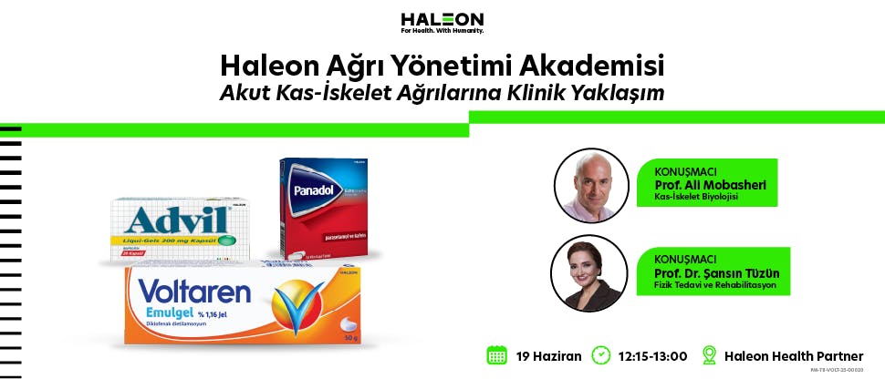 Haleon Ağrı Yönetimi Akademisi Akut Kas-İskelet Ağrılarına Klinik Yaklaşım 