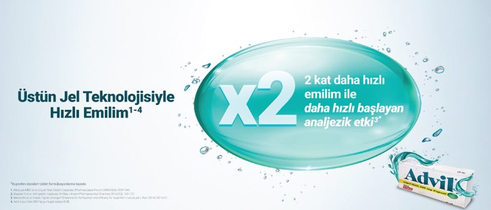 Üstün Jel Teknolojisi ile Hızlı Emilim1-3