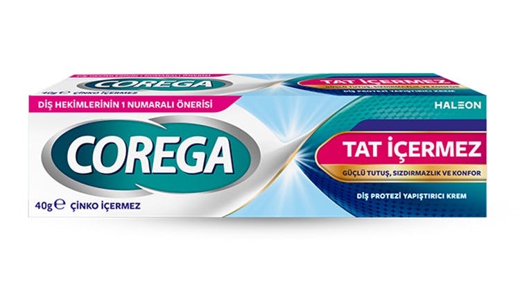 Corega Yapıştırıcı Krem – Tat İçermez