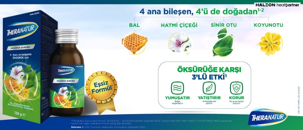 TheraNatur Şurup 4 Ana Bileşen KV