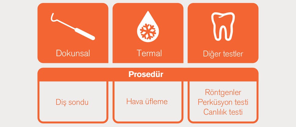 Tanı testleri: simgeler ve açıklamaları