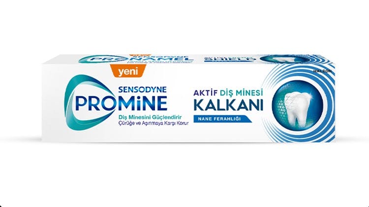 Promine Aktif Diş Minesi Kalkanı ürünü paket çekimi