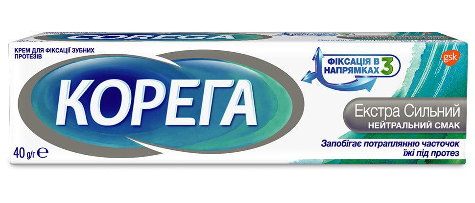 Фіксуючий крем Корега без ароматизатора