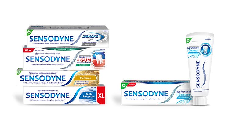 Різні продукти Сенсодин