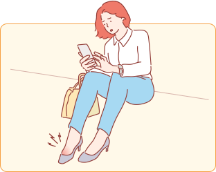 痛みが生じ、 歩くのが困難に 痛みが生じ、 歩くのが困難に