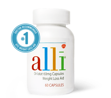 Alli Diet Weight Loss Supplement Pills, Orlistat