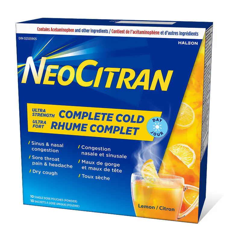 NeoCitran Rhume Complet Jour citron Ultra Fort