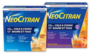 Gamme des produits NeoCitran Rhume et Toux