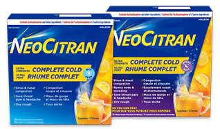 Gamme des produits NeoCitran Rhume Complet