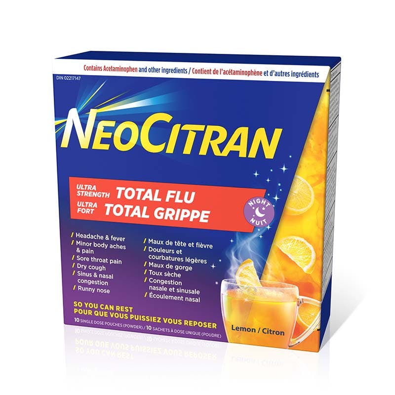 NeoCitran Ultra Fort Total Grippe Nuit