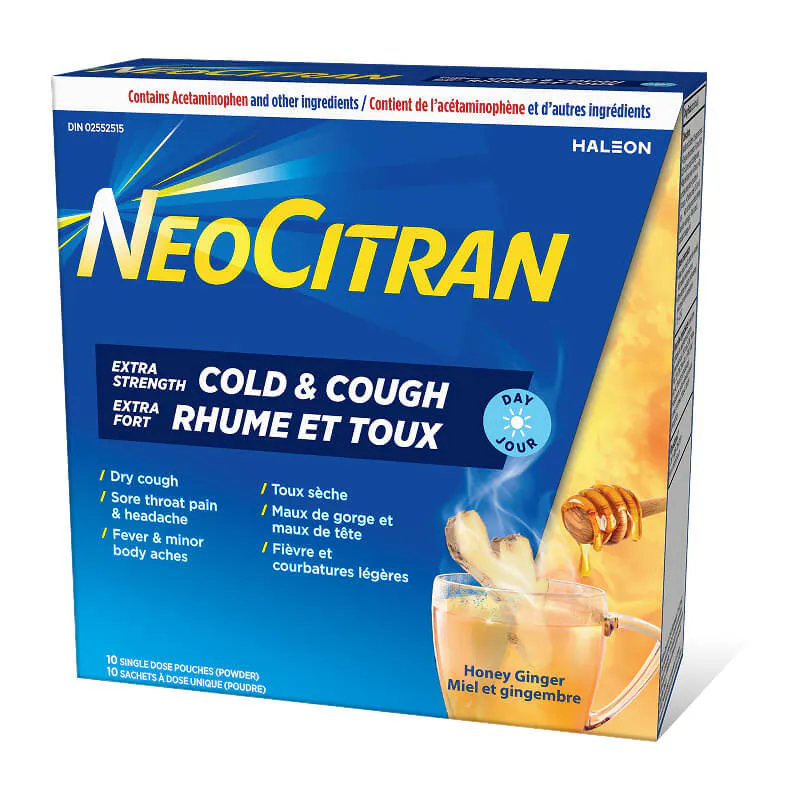 NeoCitran Extra Strength Cold & Cough Daytime Honey Ginger