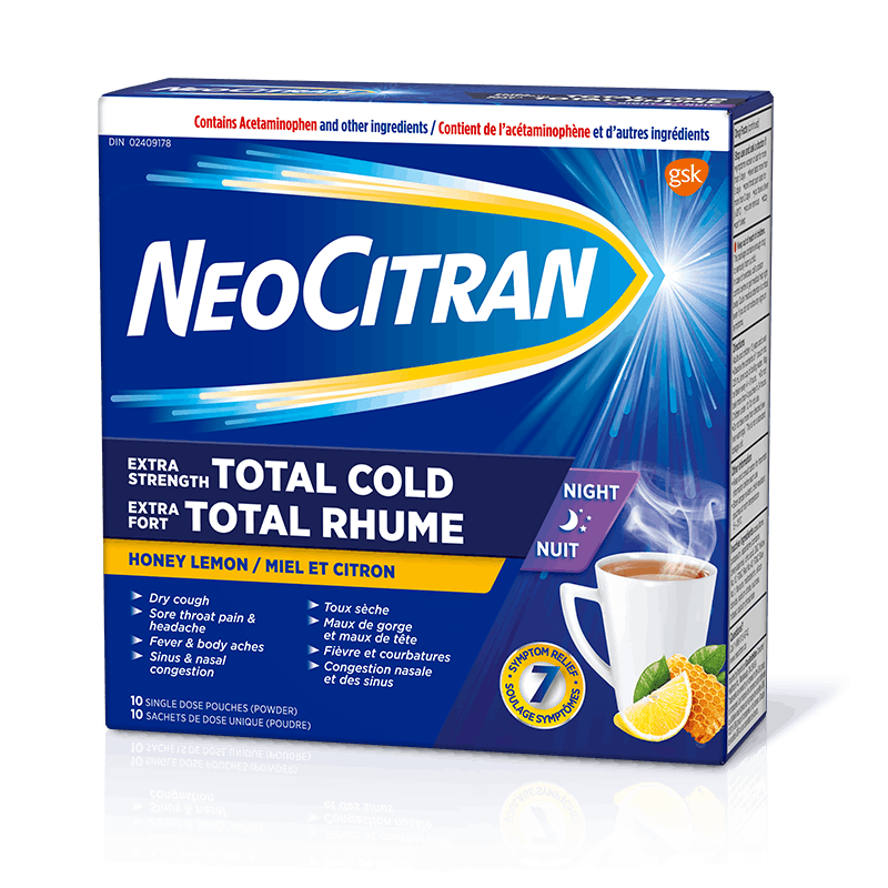 NeoCitran Extra Fort Total Rhume Nuit