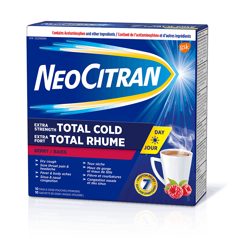 NeoCitran Extra Fort Total Rhume Sans somnolence