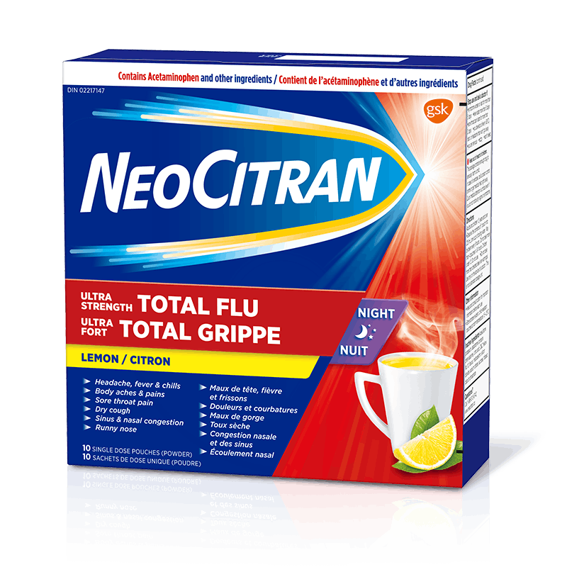 NeoCitran Ultra Fort Total Grippe Nuit