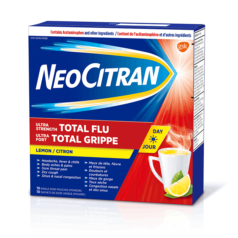 NeoCitran Ultra Fort Total Grippe Sans somnolence