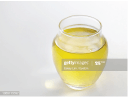 Glass pot with ghee
