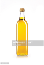 Cooking oil in a glass bottle