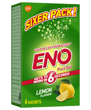 Eno Fruit Salt - Lemon Flavour (6 x 5 gm)