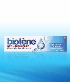 Dentifrice au fluorure Biotène Menthe fraîche