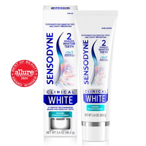 Clinical White Enamel Strengthening Toothpaste Tube & Carton