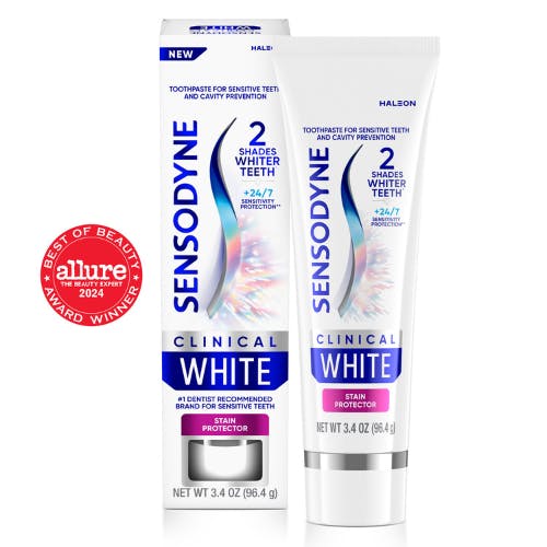 Clinical White Stain Protector Toothpaste Tube & Carton