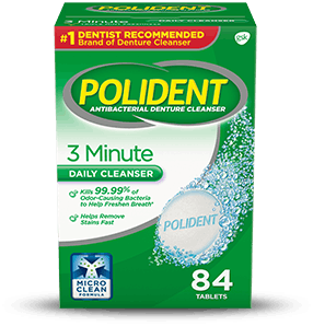 polident three minute daily cleanser  120 count package mobile 