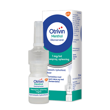 Otrivin menthol næsespray Se her | Otrivin