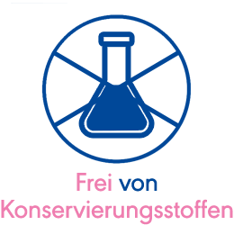Frei von Konservierungsstoffen