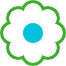 Flower pollen icon Flower pollen icon