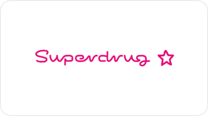Superdrug store logo pink