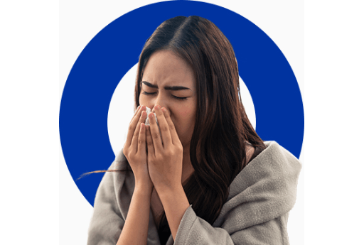 Otrivinie the nasal health genie with hands spread Otrivinie the nasal health genie with hands spread