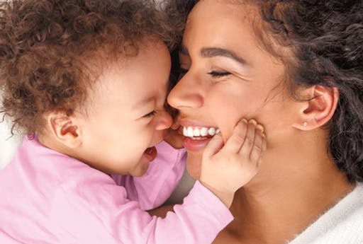 mom and daughter