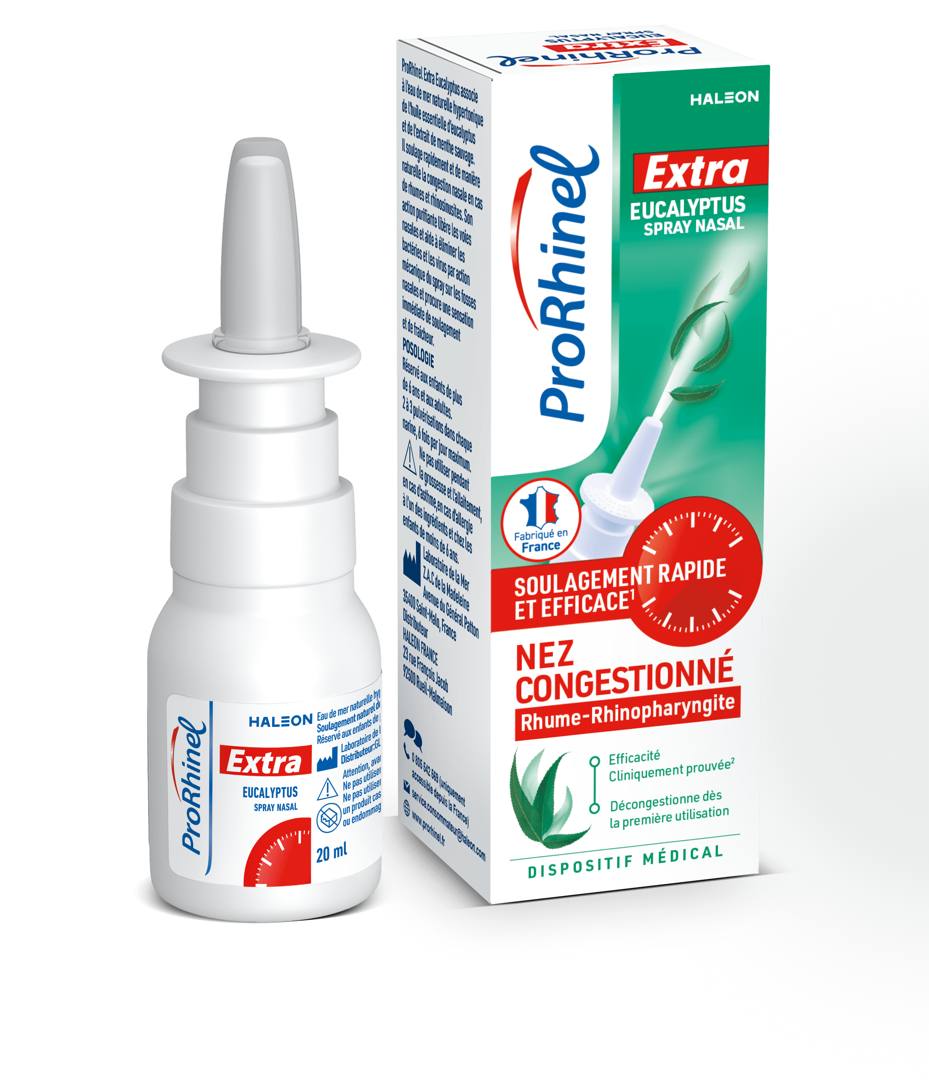 ProRhinel Spray Nasal Extra Eucalyptus – Déboucher le nez | ProRhinel