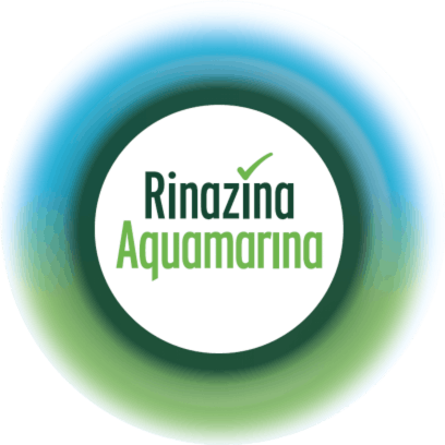 Logo Rinazina Esperto del Naso Libero in grigio - Rinazina Aquamarina