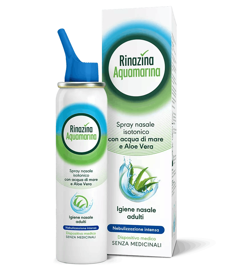 Confezione Rinazina Acquamarina Spray Nebulizzazione Intensa - Rinazina