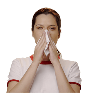 Pulire il naso prima dell'uso di Rinazina Acquamarina - Rinazina