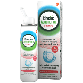 Rinazina Aquamarina Family Spray Nasale Isotonico Delicato